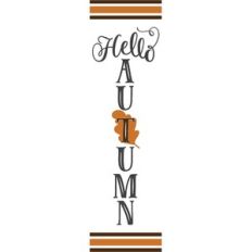 hello autumn - vertical design