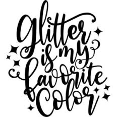 glitter is my favorite color