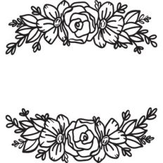 floral frame design