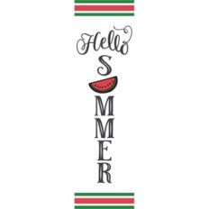 hello summer vertical design