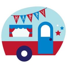 happy camper patriotic