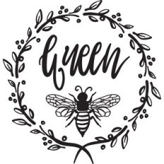 queen bee wreath