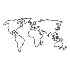 world map