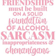 friendships must be built on a solid foundation