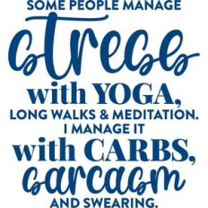some people manage stress with yoga