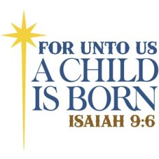 for unto us - vinyl quote
