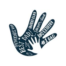 hand and words for dad