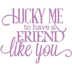 lucky me...friend - vinyl