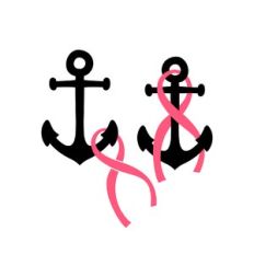 anchors and cancer ribbons