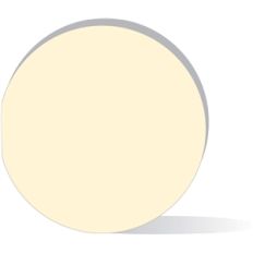 circle shaped card blank