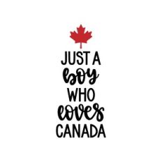 just a boy who loves canada