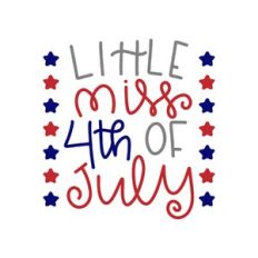 little miss 4th of july