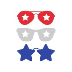 4th of july glasses