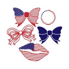 4th of july monogram frame