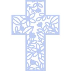 cross filled flowers