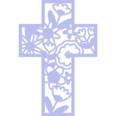 cross filled flowers
