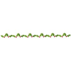holly banner / border strip