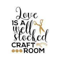 love is a well stocked craft room