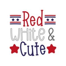red white and cutie