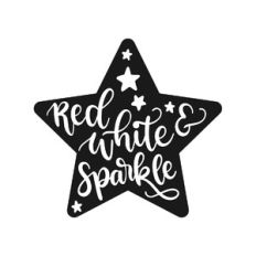 red white and sparkle