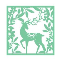 deer silhouette frame