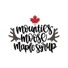 mounties moose maple syrup