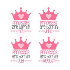 princesses are born in may june july august