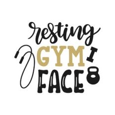 resting gym face