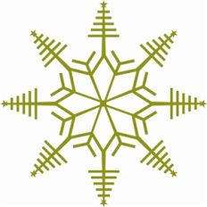 christmas tree snowflake