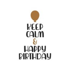 keep calm and happy birthday