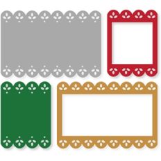 christmas scallop cards