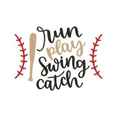 run play swing catch