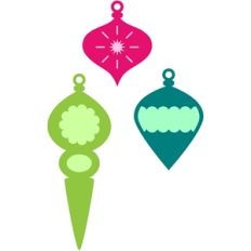 vintage glass ornaments