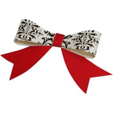 3d bow with curved tails