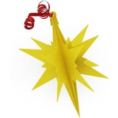3d star ornament
