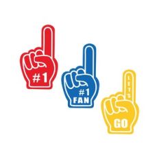 sports foam fingers