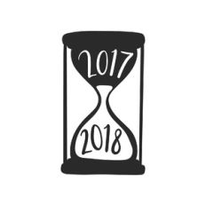 new year hourglass