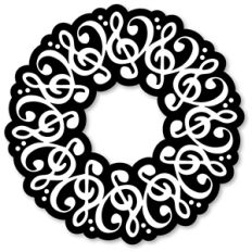 musical wreath