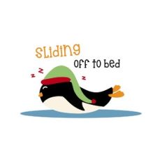 sliding off to bed