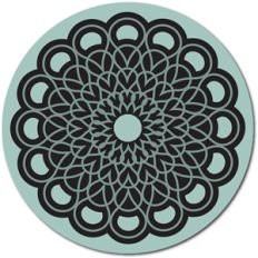 teardrop doily