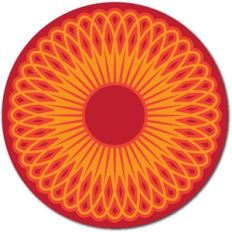 indian sun doily