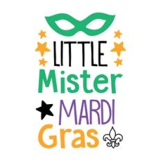 little mister mardi gras