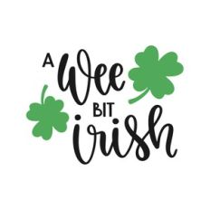 a wee bit irish