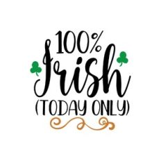 100% irish today only