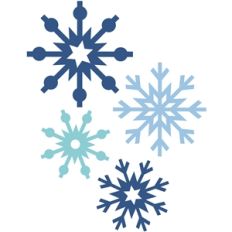 4 snowflakes