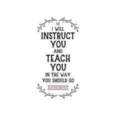 psalms 32:8