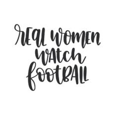real women watch football