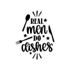 real men do dishes