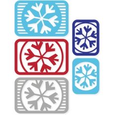 snowflake and stripes cards