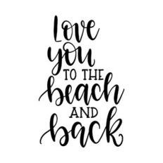 i love you to the beach